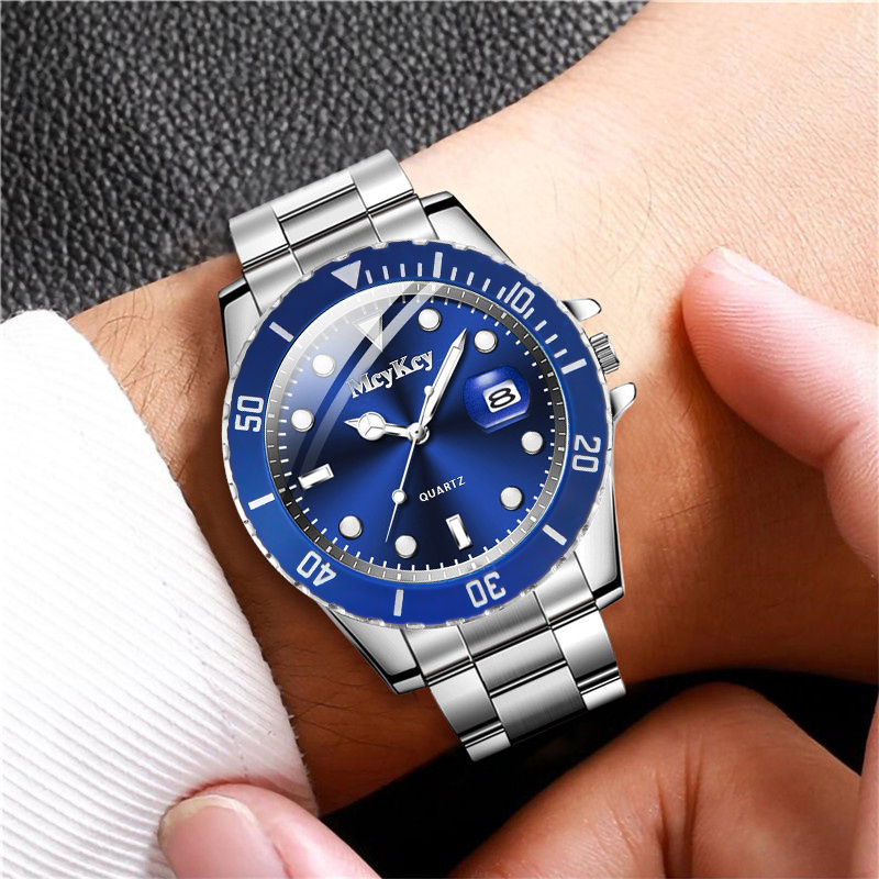 AliExpress Men's Large-Dial Calendar Quartz Business Watch, view 4