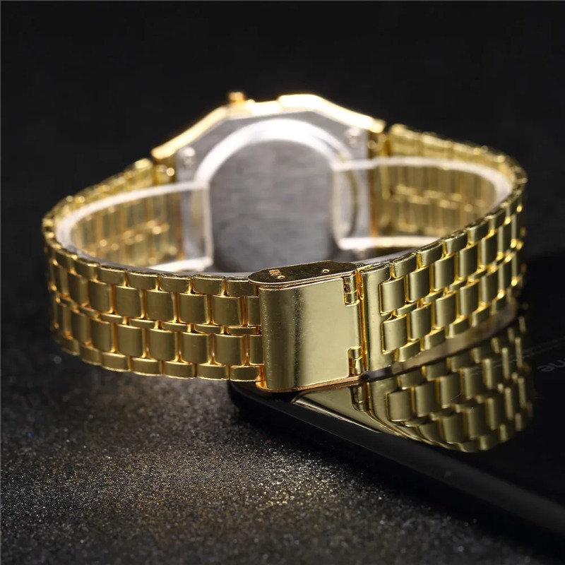 AliExpress Men's LED Digital Wristwatch in Stainless Steel, view 6