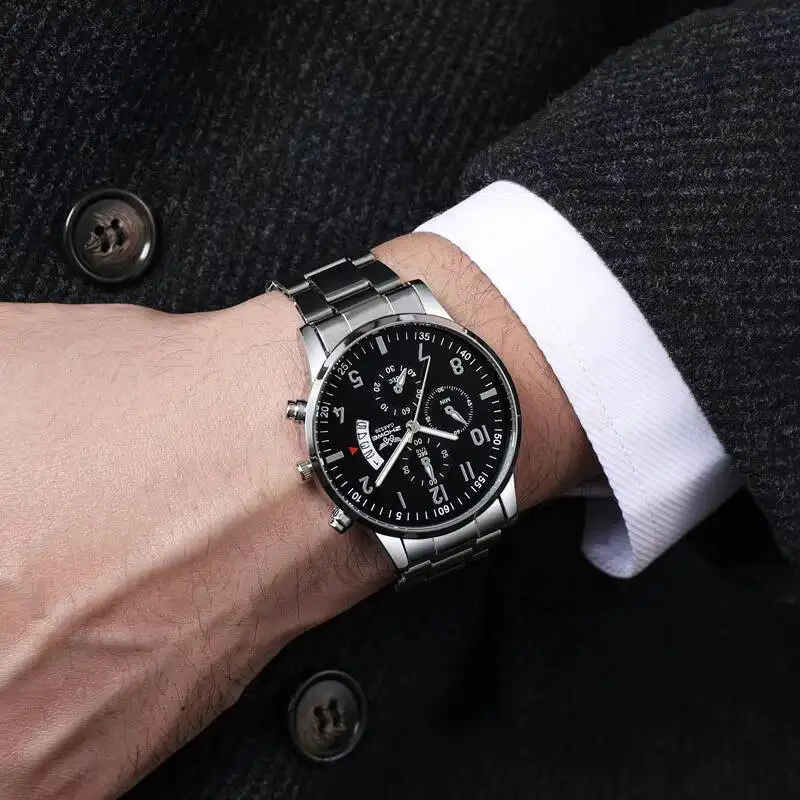 AliExpress Men's Calendar Quartz Business Watch, view 3