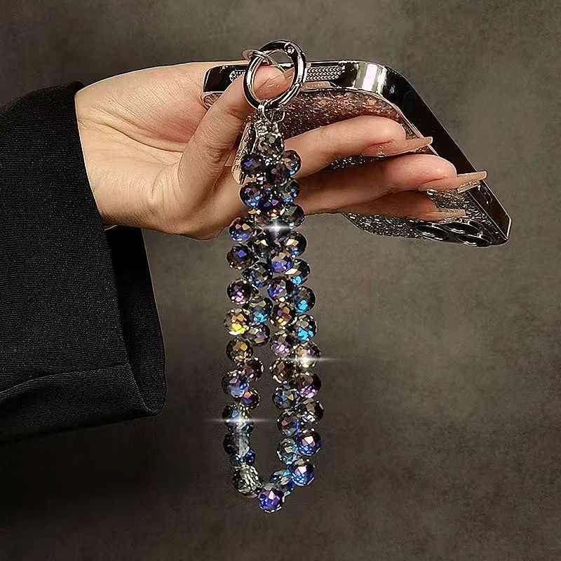 AliExpress Crystal Bead Wrist Strap Phone Charm with Clip