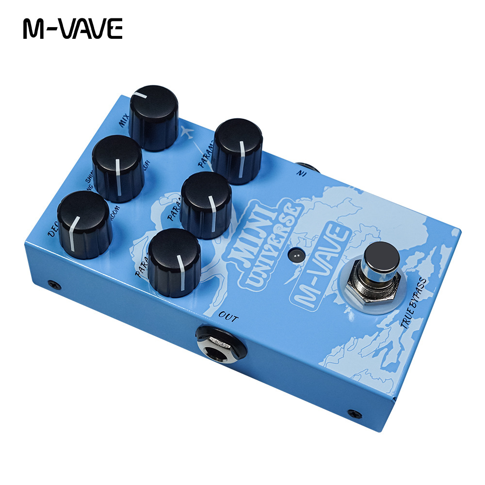 AliExpress M-VAVE Mini Universe Electric Guitar Digital Reverb Effects Pedal True Bypass Design Metal Case 9 Reverb Tones Effect Pedals, view 2