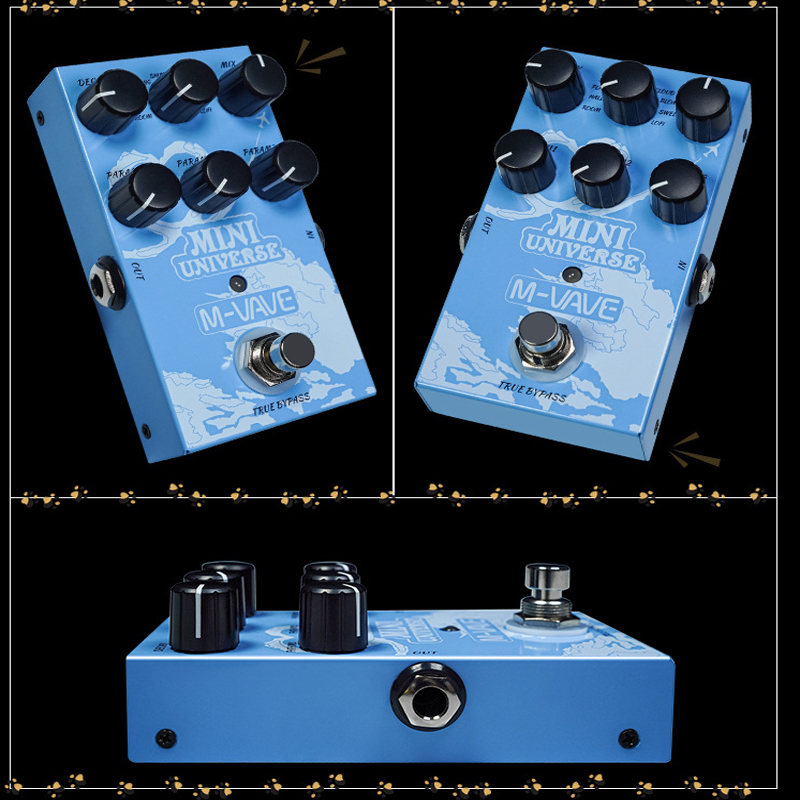AliExpress M-VAVE Mini Universe Electric Guitar Digital Reverb Effects Pedal True Bypass Design Metal Case 9 Reverb Tones Effect Pedals, view 6