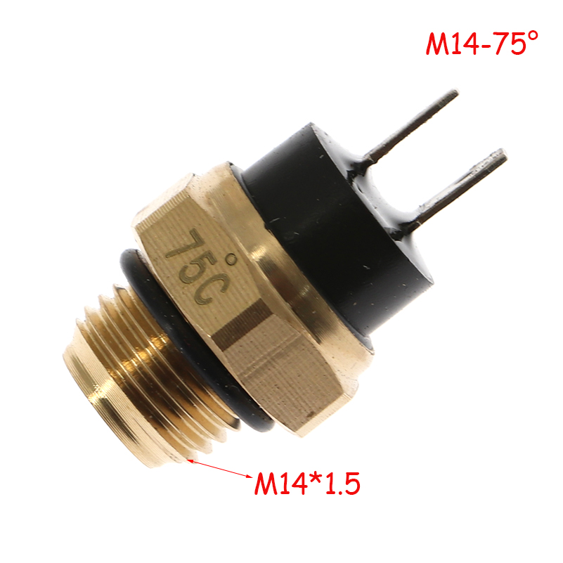 AliExpress M14/M16 Motorcycle Electric Radiator Coolant Fan Water Temperature Thermostat Switch Temp Sensor For 125 150 200 250 300 400 450, view 3