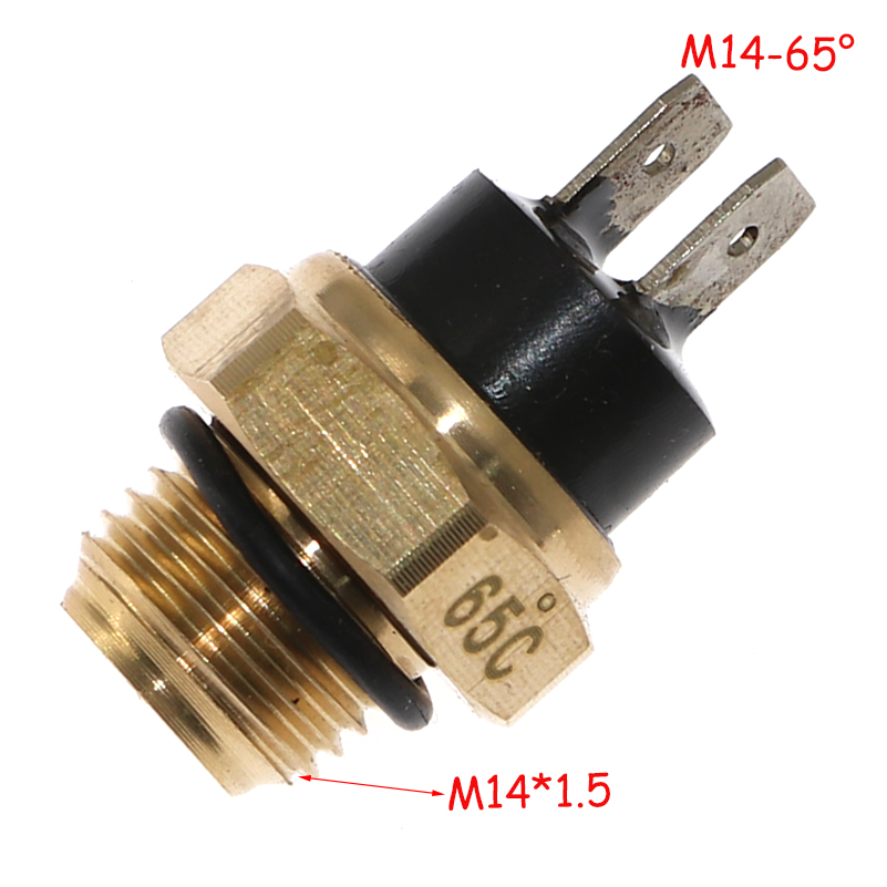AliExpress M14/M16 Motorcycle Electric Radiator Coolant Fan Water Temperature Thermostat Switch Temp Sensor For 125 150 200 250 300 400 450, view 6