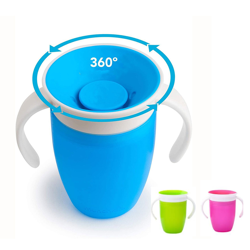AliExpress Magic Baby Cups Can Be Turned  Baby Learning Drinking Cup Leakproof Child Water Cup Bottle 240ml Copos Learning Cup Baby Cup