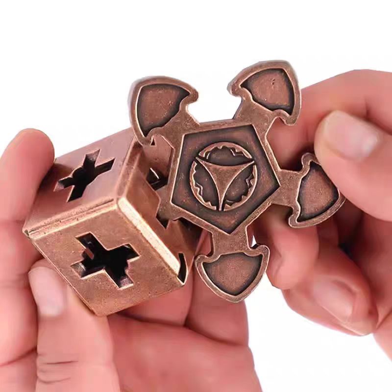 AliExpress Magic Metal Brain Teaser Puzzles Educational Toys for Kids Children Teens IQ Logic Test Disentanglement Mind Challenge