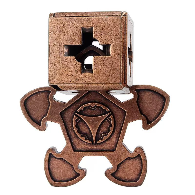 AliExpress Magic Metal Brain Teaser Puzzles Educational Toys for Kids Children Teens IQ Logic Test Disentanglement Mind Challenge, view 3