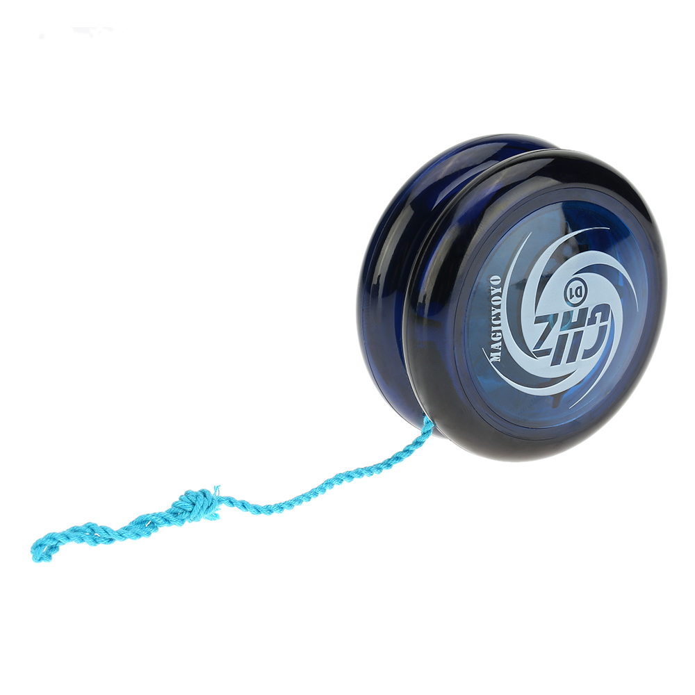 AliExpress Magic Yoyo D1 Poly Carbonate Plastic Loop Yo-yo Narrow Plain Shaft Star Burst System with Spinning String for Kids, view 6