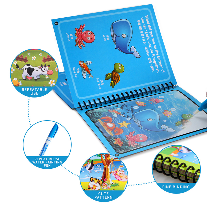AliExpress Reusable Magic Water Drawing Book, view 3