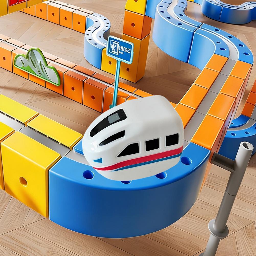 AliExpress Magical Track Car Toys,Flexible Car Track Magical Train DIY Race Car Track Building Kits 3D Building Tracks Cube Rails Toys