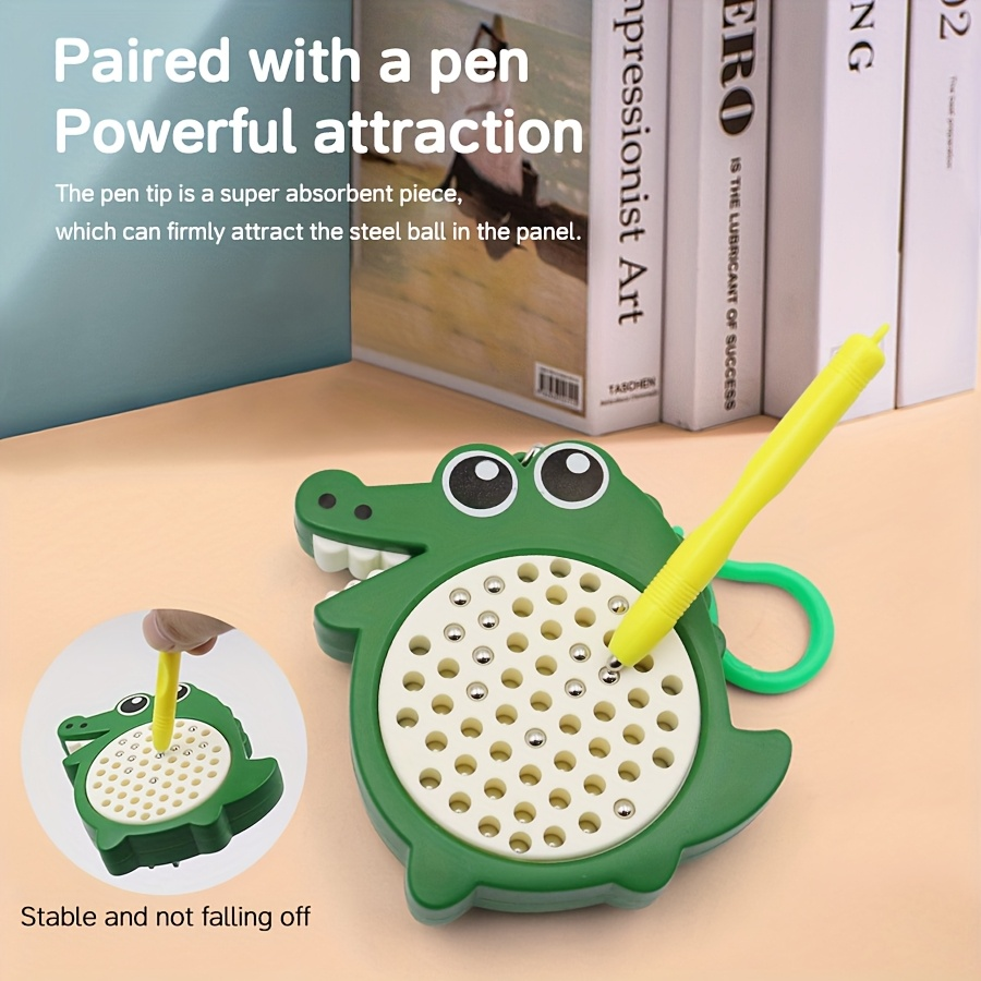 AliExpress Magnet Ball Drawing Board Kids Magnet Tablet Sketch Pad With Magnetic Stylus Montessori Education Travel Activities Magnet Toy