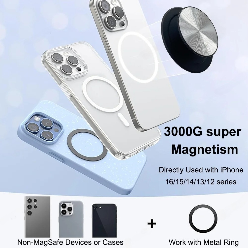 AliExpress Magnetic Foldable Phone Grip and Stand, view 3