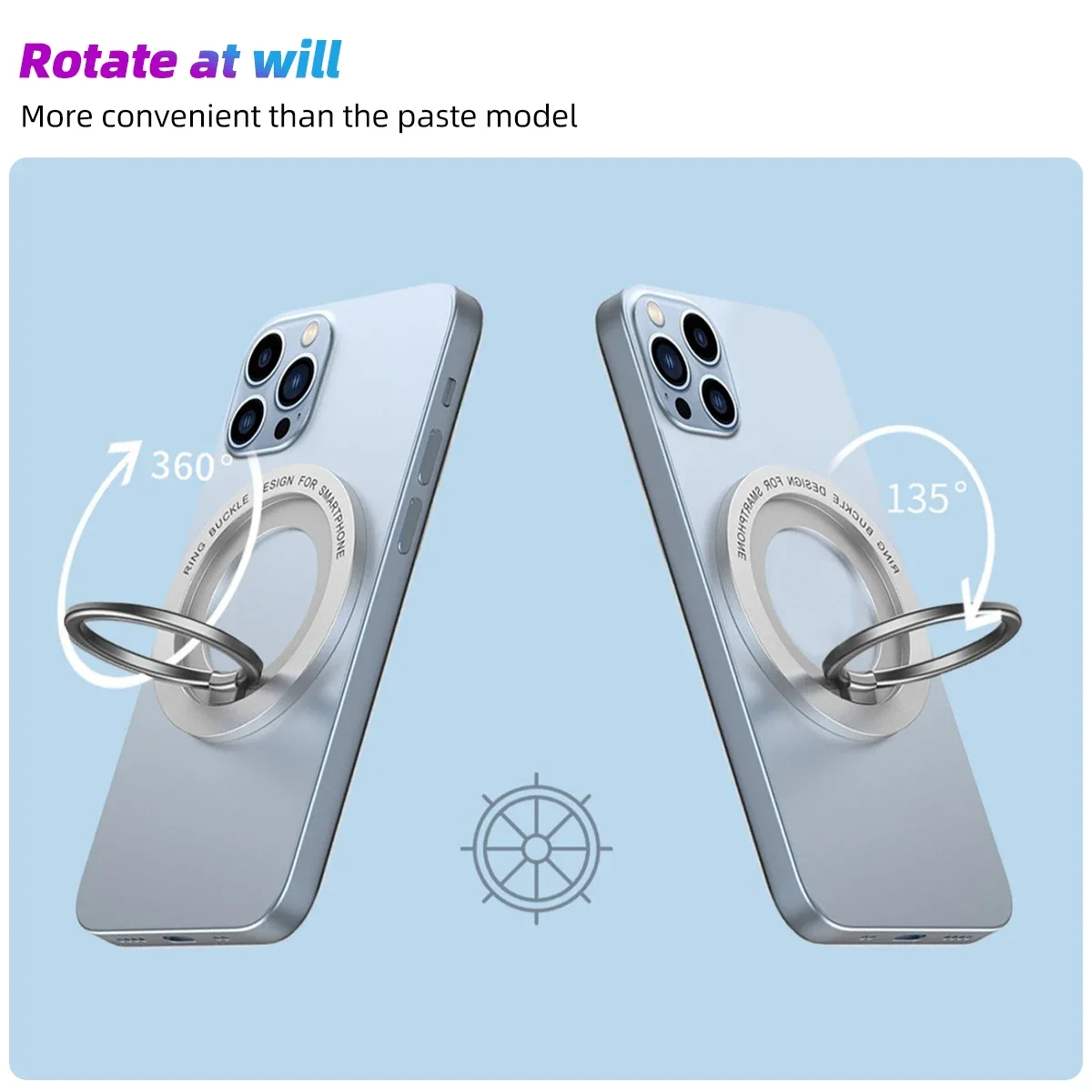 AliExpress Magnetic Finger Ring Phone Stand for MagSafe, view 3