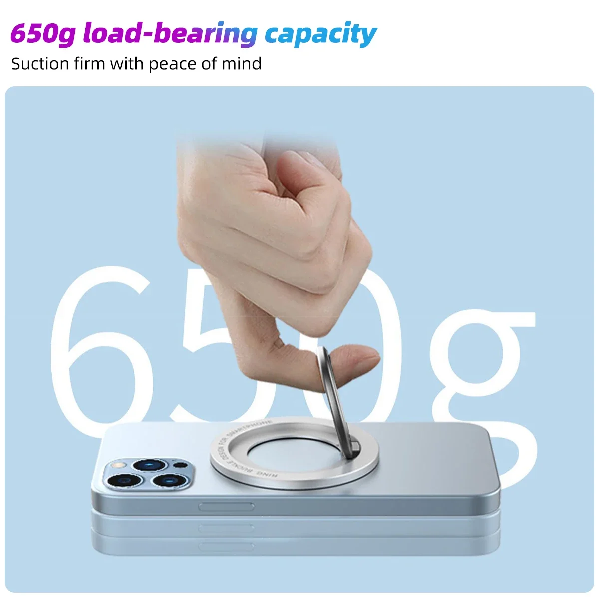 AliExpress Magnetic Finger Ring Phone Stand for MagSafe, view 5