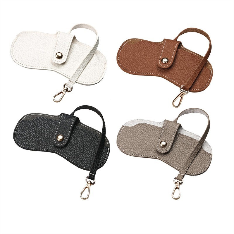 AliExpress Slim Magnetic Leather Glasses Case with Lanyard, view 3