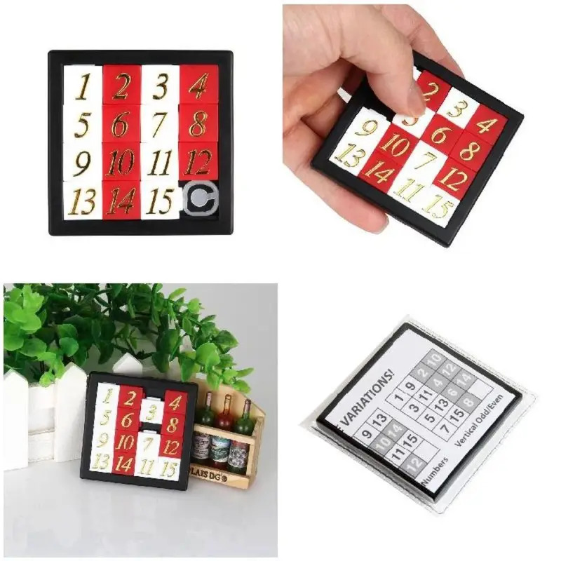 AliExpress Magnetic Number Sliding Puzzle, Portable Educational Travel Toy for Kids & Adults, Silent Classroom Math Game Logic Brain Teaser