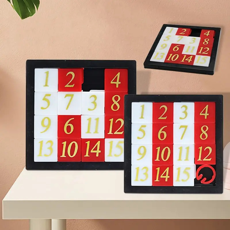 AliExpress Magnetic Number Sliding Puzzle, Portable Educational Travel Toy for Kids & Adults, Silent Classroom Math Game Logic Brain Teaser, view 3