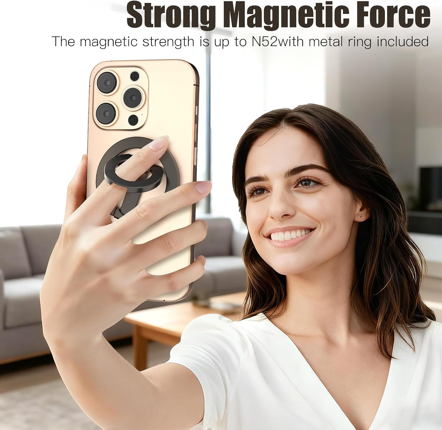AliExpress Dual-Sided Magnetic Phone Ring Grip for MagSafe, view 2