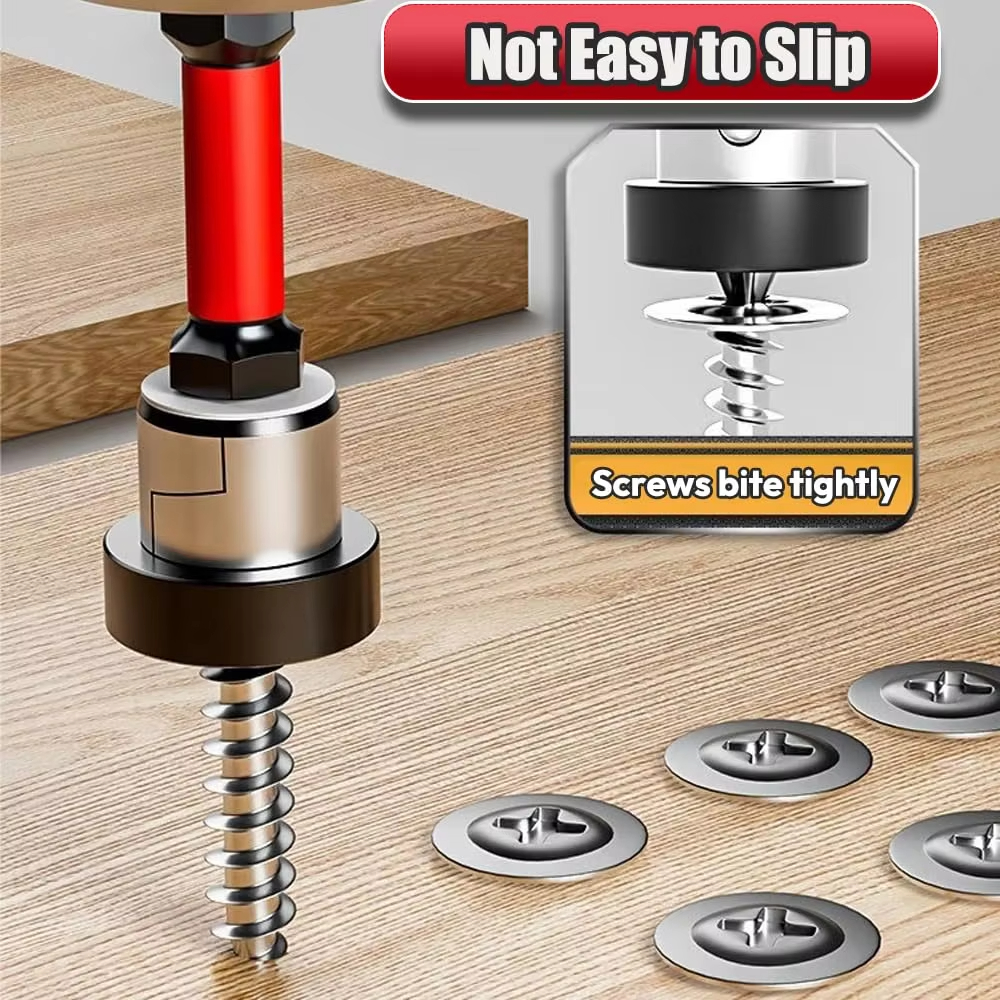AliExpress Magnetic Positioning Screwdriver Bits S2 Drywall Screw for Plasterboard Gypsum Board Locating Bit Batch Head Drilling Tools, view 3