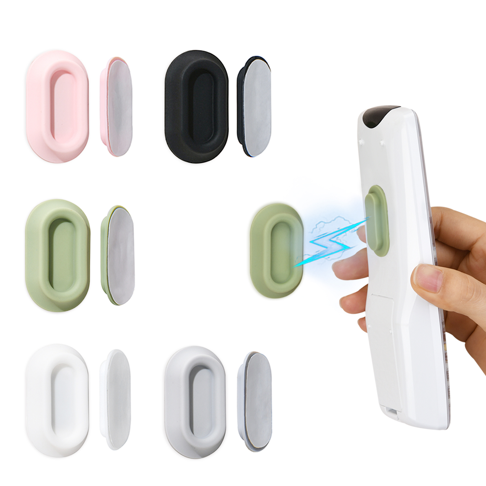 AliExpress Magnetic Remote Control Bracket, Self-Adhesive Wall Mounted Storage Bracket for Remote Controls, Household Goods Storage