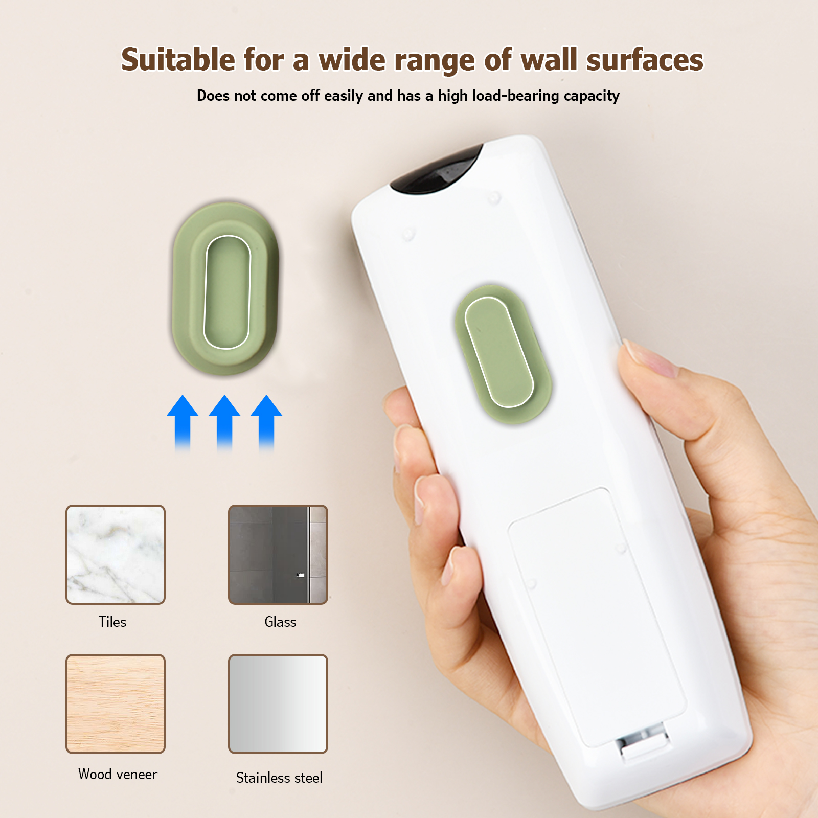 AliExpress Magnetic Remote Control Bracket, Self-Adhesive Wall Mounted Storage Bracket for Remote Controls, Household Goods Storage, view 3