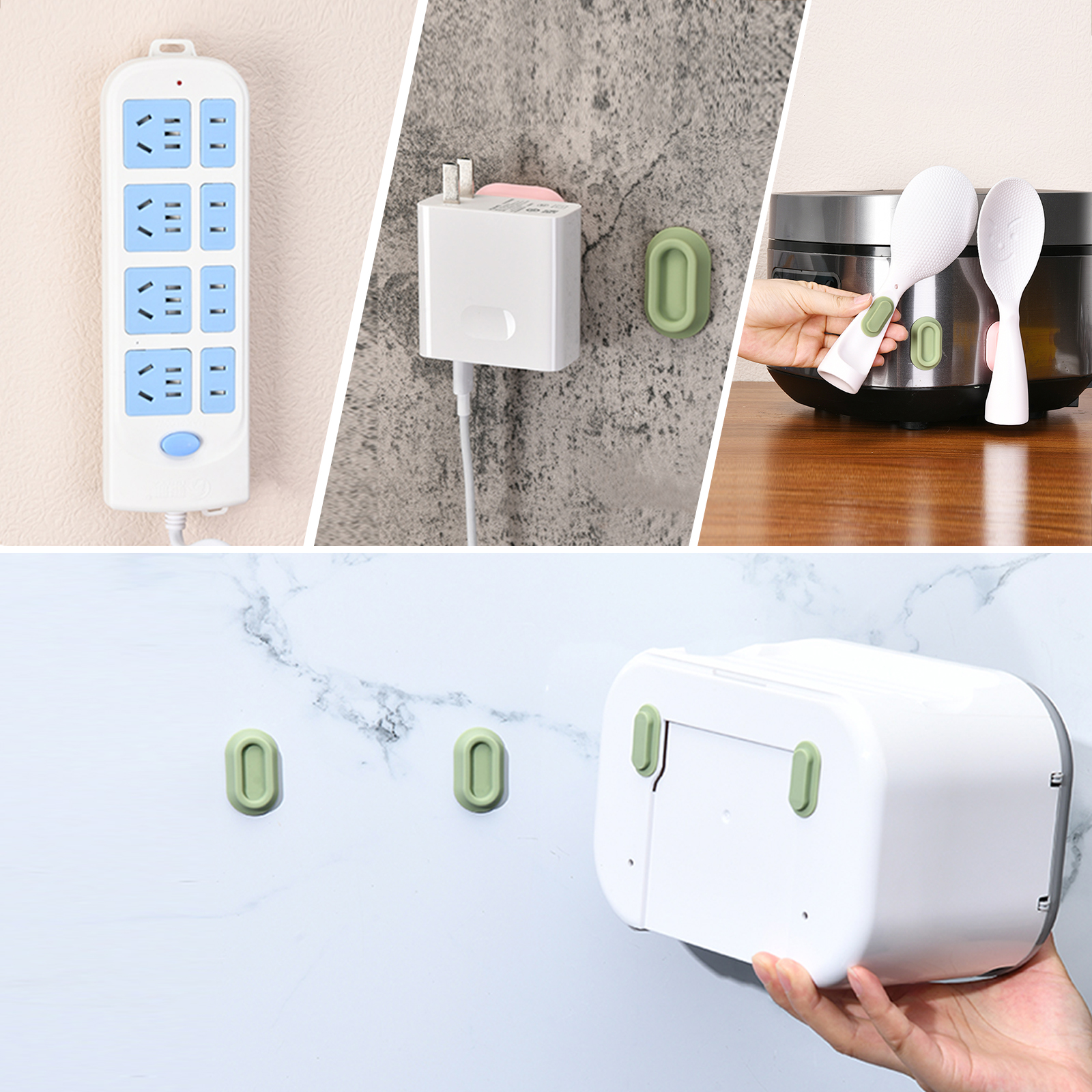 AliExpress Magnetic Remote Control Bracket, Self-Adhesive Wall Mounted Storage Bracket for Remote Controls, Household Goods Storage, view 5