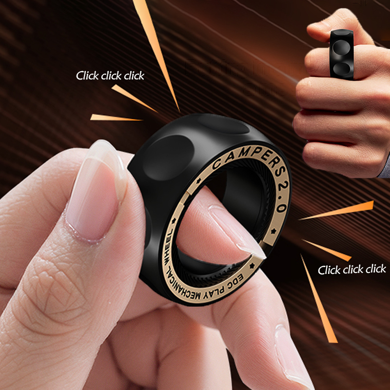 AliExpress Magnetic Ring for Stress Relief Anti-Anxiety Fidget Toy Spinner Ring for Adults Cool Gadgets for Men Women, Birthday Gift Idea