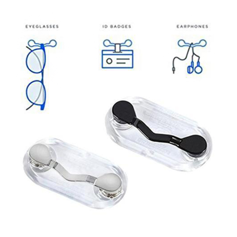 AliExpress Magnetic Sunglasses Glasses Holder Badge Hangaing Headset Brooch Durable Hook Multi-Purpose Magnetic Clip for Glasses Badge, view 3
