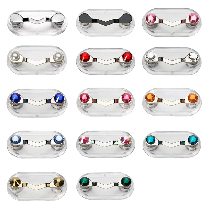 AliExpress Magnetic Sunglasses Glasses Holder Badge Hangaing Headset Brooch Durable Hook Multi-Purpose Magnetic Clip for Glasses Badge, view 5