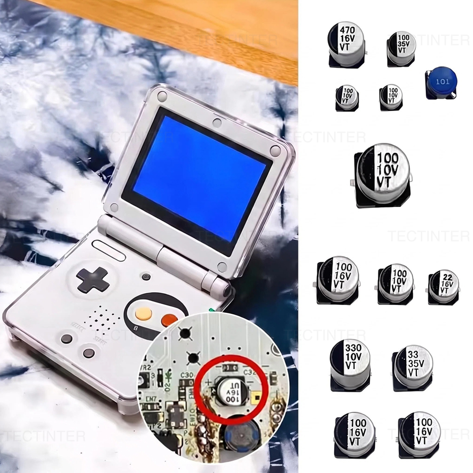 AliExpress Mainboard Capacitor For GBA GBP GBC for Gameboy Pocket Power Inductor Replacement Parts For Gameboy Color Advance GBA SP GBC GBP