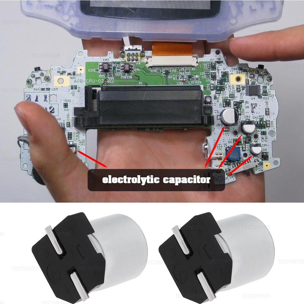 AliExpress Mainboard Capacitor For GBA GBP GBC for Gameboy Pocket Power Inductor Replacement Parts For Gameboy Color Advance GBA SP GBC GBP, view 2
