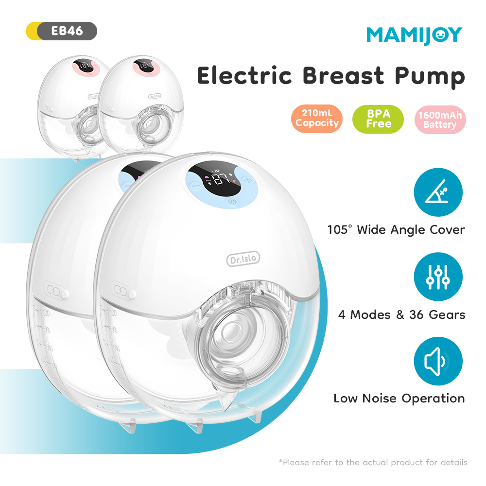 AliExpress MAMIJOY 2PCS Wearable Breast Pump 4 Modes & 36 Levels Portable Electric Breast Pumps Comfort Milk Collector Hands Free Low Niose