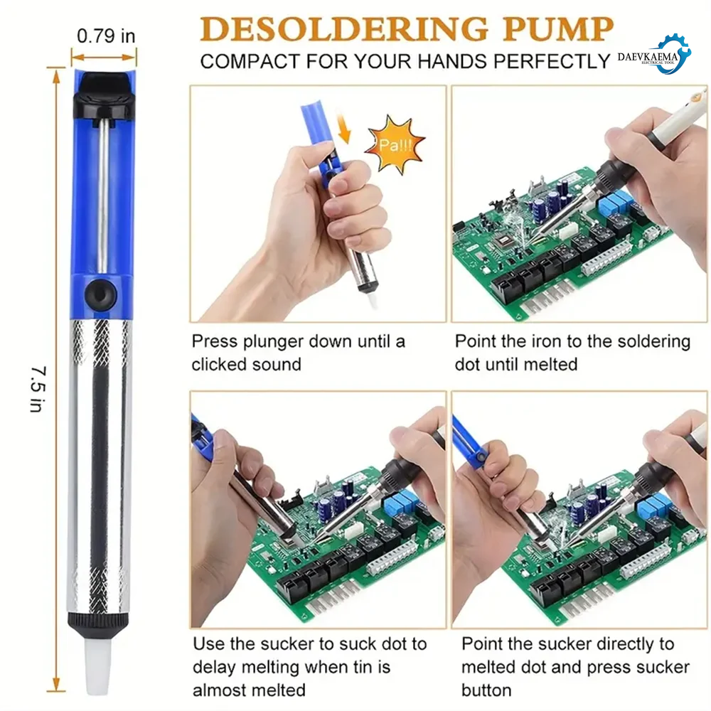 AliExpress Manual Desoldering Suction Pump, view 5