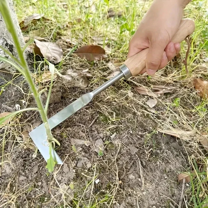 AliExpress Manual Weeding Machine Set: Mower Sickle + Road Crack Weeding Tool + Garden Hand Shovel - Heavy Duty Carbon Steel for Outdoor &, view 4