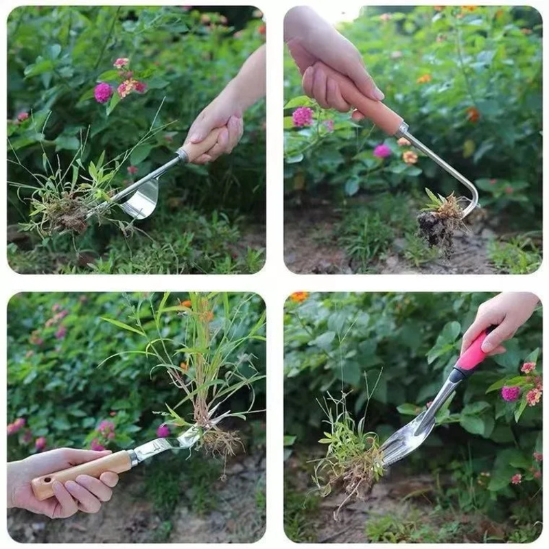 AliExpress Manual Weeding Machine Set: Mower Sickle + Road Crack Weeding Tool + Garden Hand Shovel - Heavy Duty Carbon Steel for Outdoor &, view 6