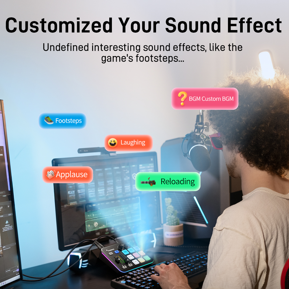 AliExpress MAONO G1 NEO Gaming Audio Mixer Audio Interface with Pro-preamp, RGB, Bluetooth, 48V Phantom Power for Live Streaming, Podcasting, Content Create, Gaming MaonoCaster G1 NEO Audio Interface (Not for USB Microphone), view 3