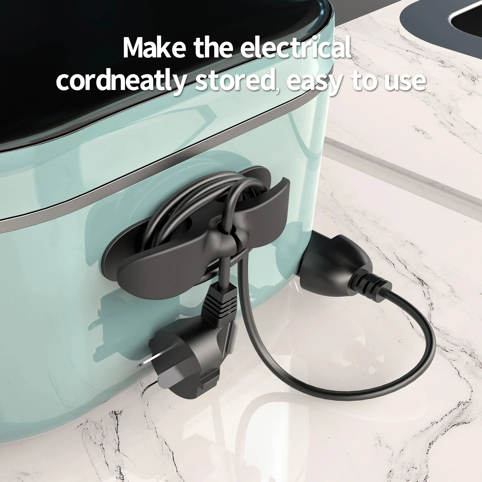 AliExpress MAOYYE Appliance Cord Winder and Clip Set, view 2