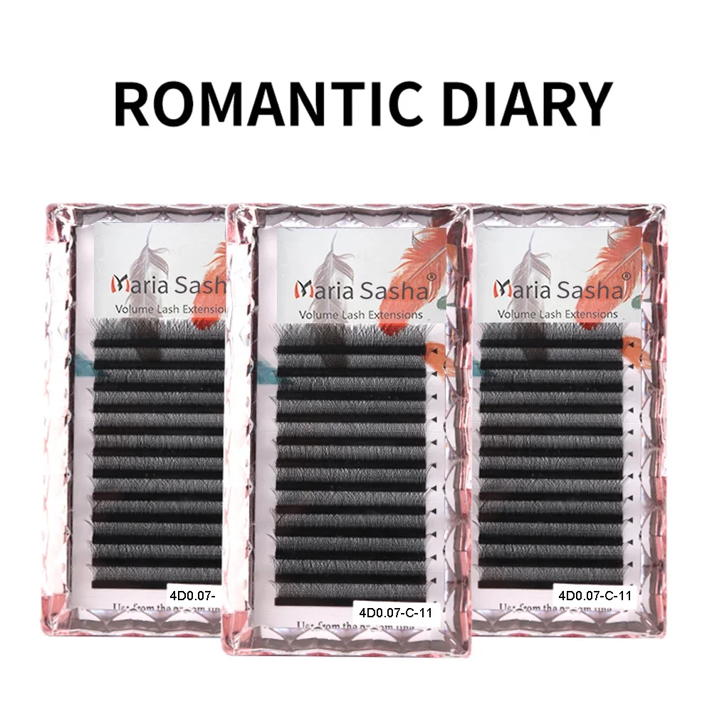 AliExpress W-Shaped Premade Eyelash Extension Fans, view 4