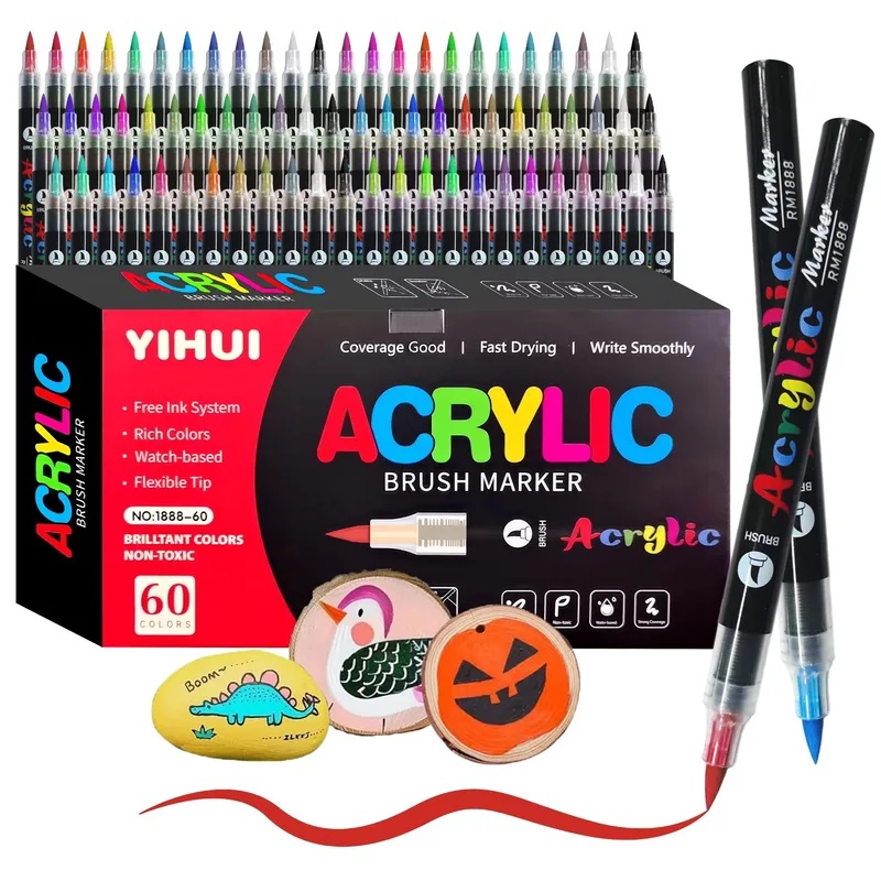 AliExpress Soft-Tip Metallic Liquid Ink Marker Pen