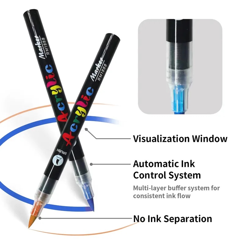 AliExpress Soft-Tip Metallic Liquid Ink Marker Pen, view 3