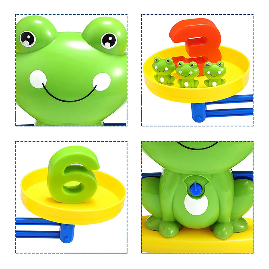 AliExpress Mathematical Intelligence Math Toys Funny Frog Scale Children's Early Education Toys Addition Subtraction Balance Enlightenment, view 2