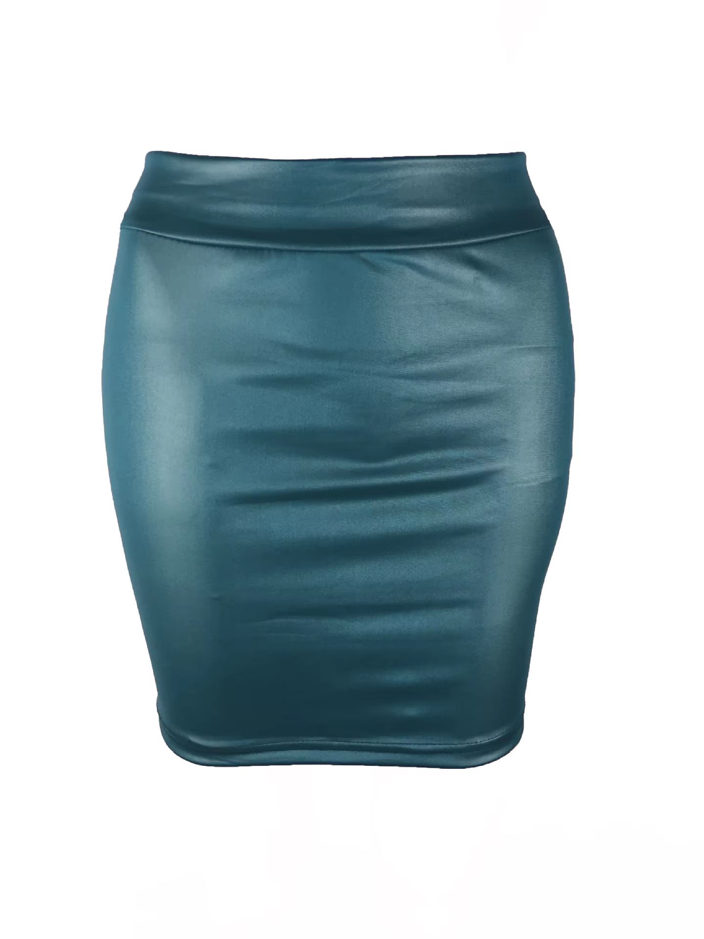 AliExpress Matte Leather Slim Mini Skirt High Waist Sexy Fashion Imitation PU Leather Skirt Short Korean Nightclub Streetwear for Women, view 6