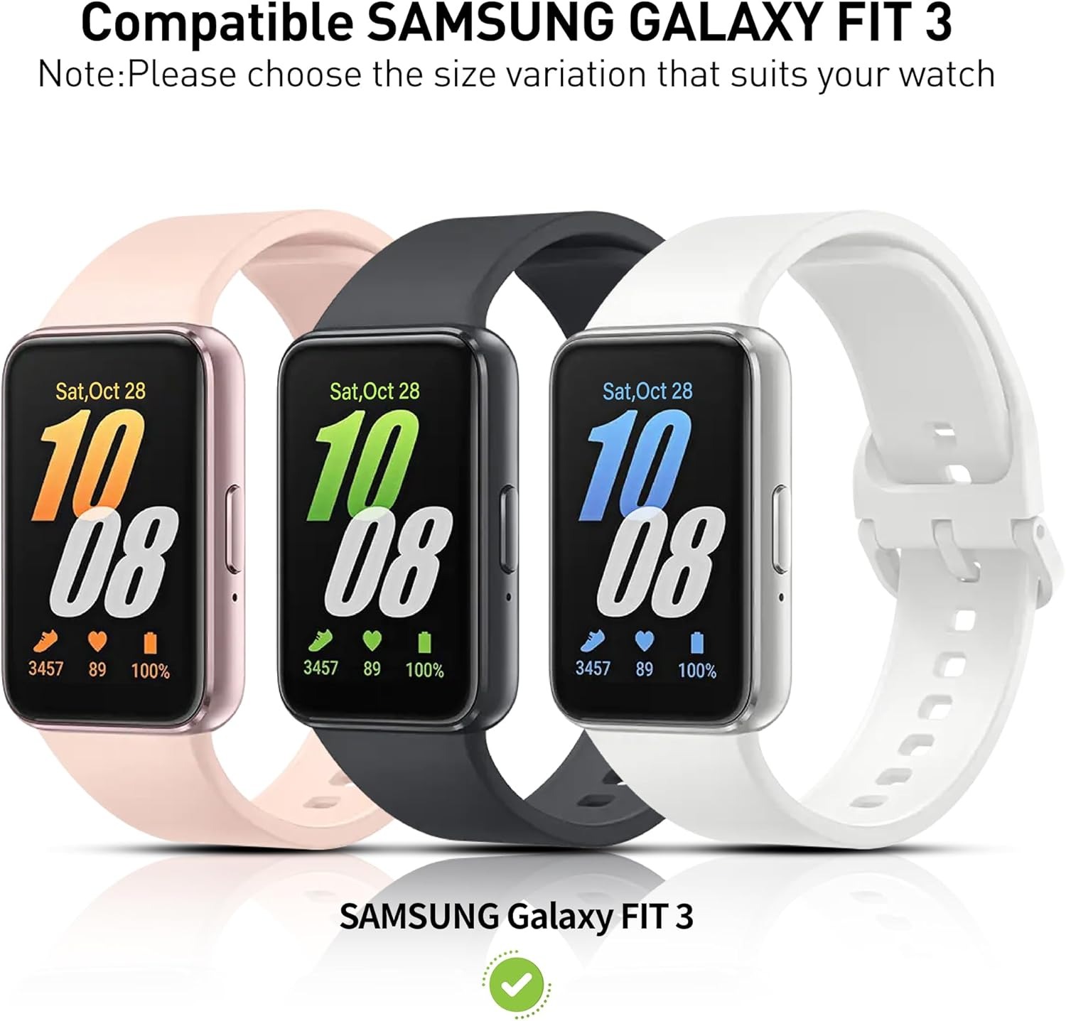 AliExpress Matte Watch Case with Glass for Samsung Galaxy Fit3, view 2