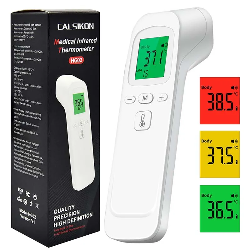 AliExpress Medical Digital Infrared Thermometer Quick Temperature Measurement Medical Handheld Body Forehead Non-contact Thermometer