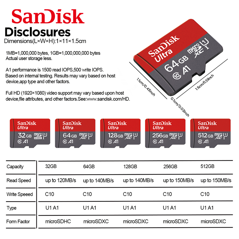 AliExpress Micro SD TF Memory Card (32-256GB, Class 10), view 6
