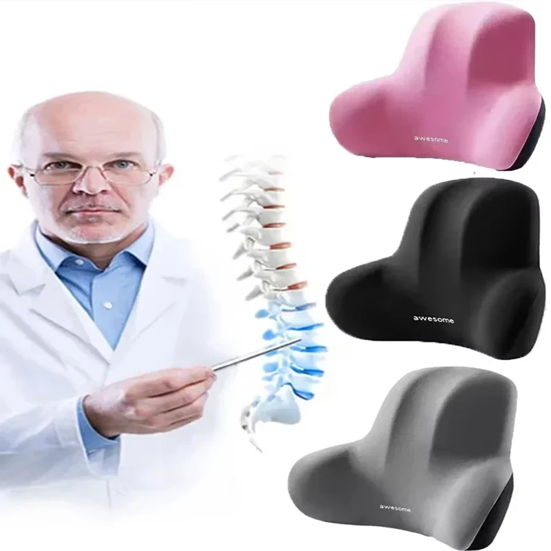 AliExpress Memory Foam Car Headrest and Lumbar Support Set, view 2