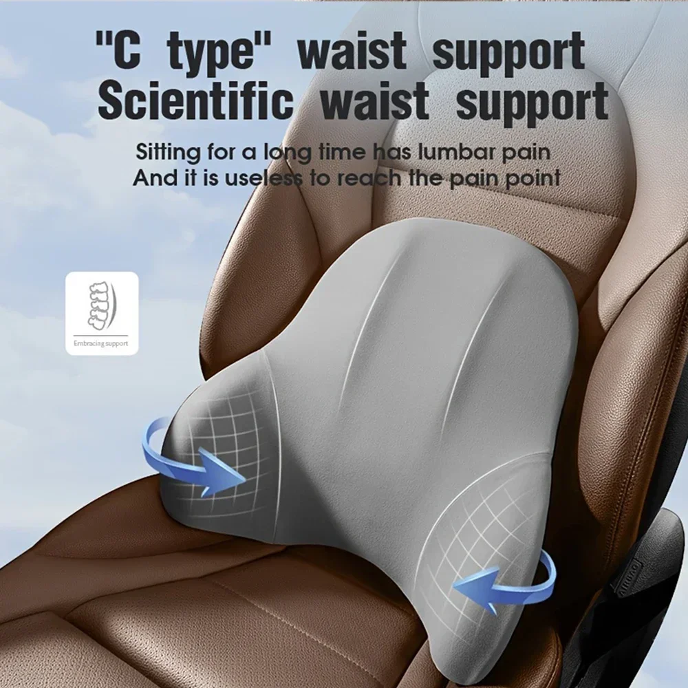 AliExpress Memory Foam Car Headrest and Lumbar Support Set, view 5