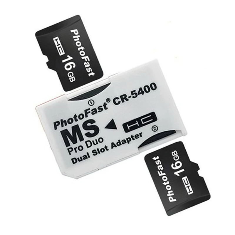 AliExpress Memory Stick Pro Duo Card Reader Memory SD Card Adapter TF Flash Card for PSP 1000/2000/3000 Card Dual 2 Slot Adapter Convert, view 5