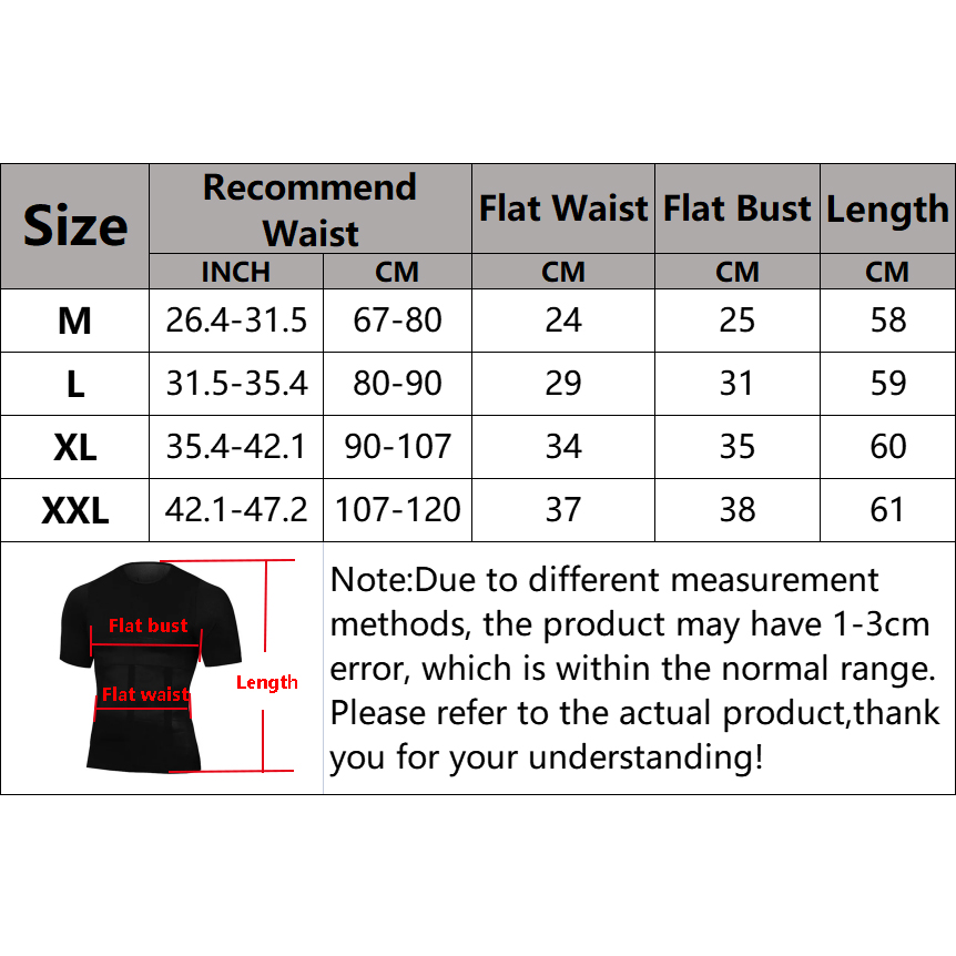 AliExpress Men Body Shapers Fitness Elastic Abdomen Tight Fitting Short Sleeve Shirt Tank Tops Shape Underwear Slimming Boobs Shaping, view 6