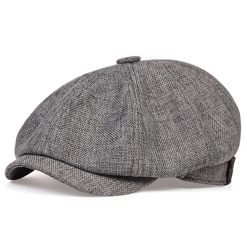 AliExpress Men's Retro Octagonal Newsboy Cap, view 6